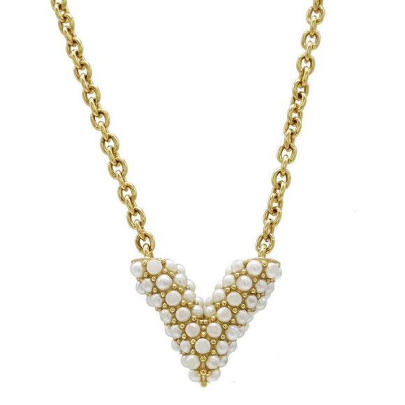 Pre Loved louis vuitton Women metallic | gold Necklaces - Picture 1 of 7